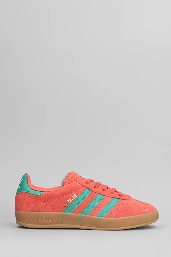 Gazelle Indoor Sneakers In Red Suede