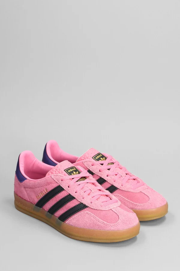 Gazelle Indoor Sneakers In Rose-pink Suede - Image 2