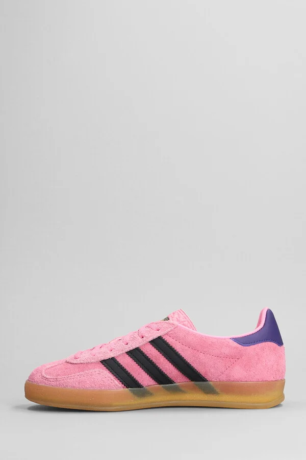 Gazelle Indoor Sneakers In Rose-pink Suede - Image 3