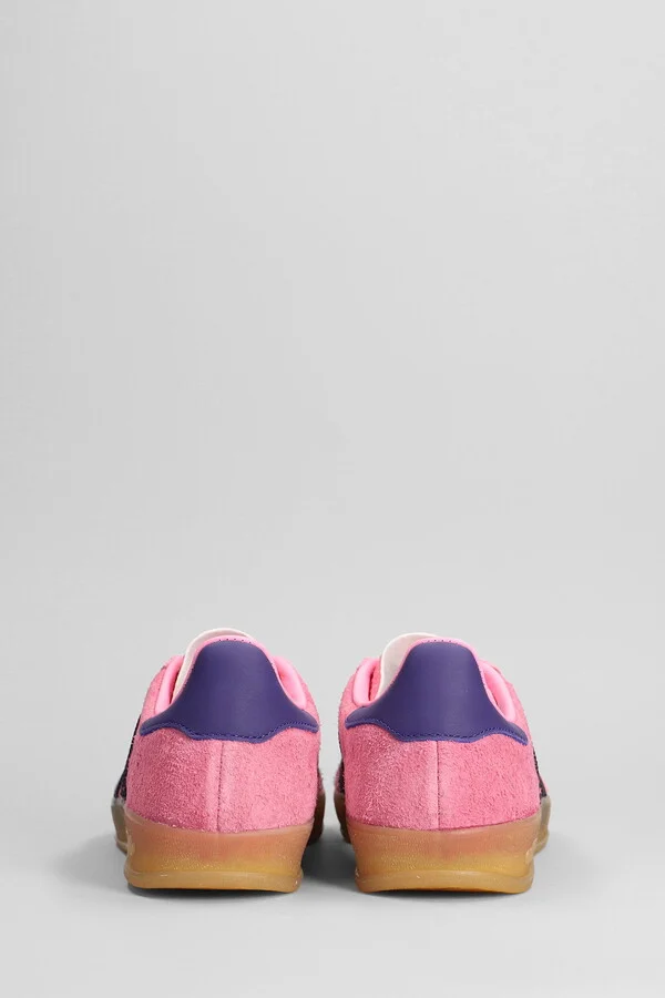 Gazelle Indoor Sneakers In Rose-pink Suede - Image 4