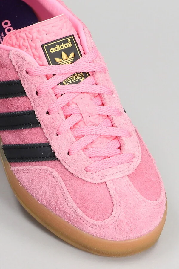 Gazelle Indoor Sneakers In Rose-pink Suede - Image 5