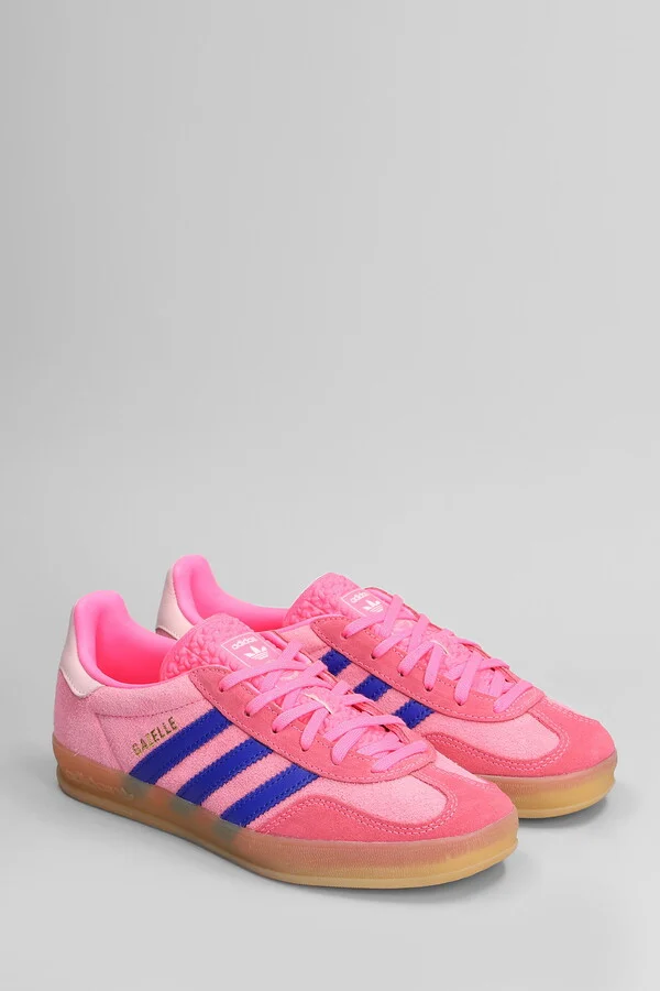 Gazelle Indoor Sneakers In Rose-pink Suede - Image 2