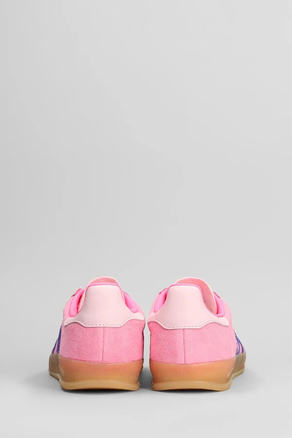 Gazelle Indoor Sneakers In Rose-pink Suede - Image 4
