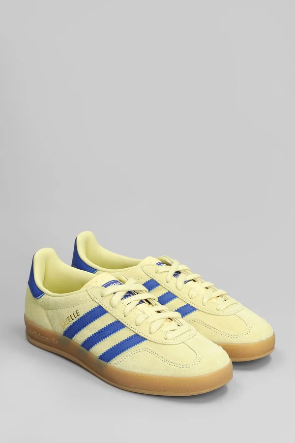 Gazelle Indoor Sneakers In Yellow Suede - Image 2