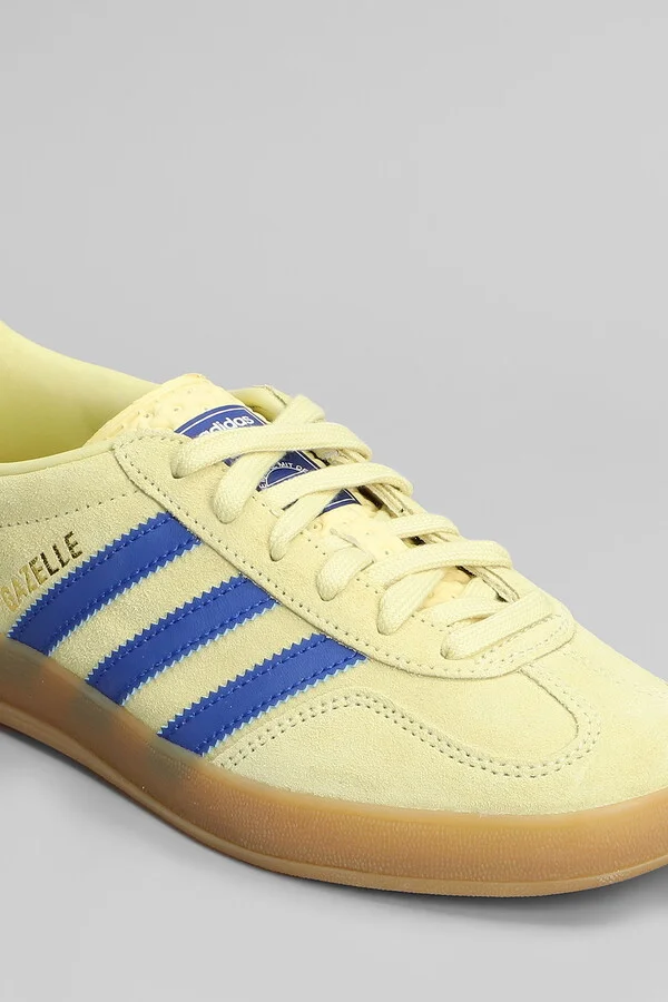 Gazelle Indoor Sneakers In Yellow Suede - Image 5