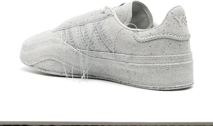 Gazelle suede lace-up sneakers - Image 3
