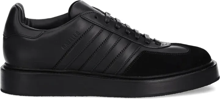 Gazelle three-stripes platform sneakers