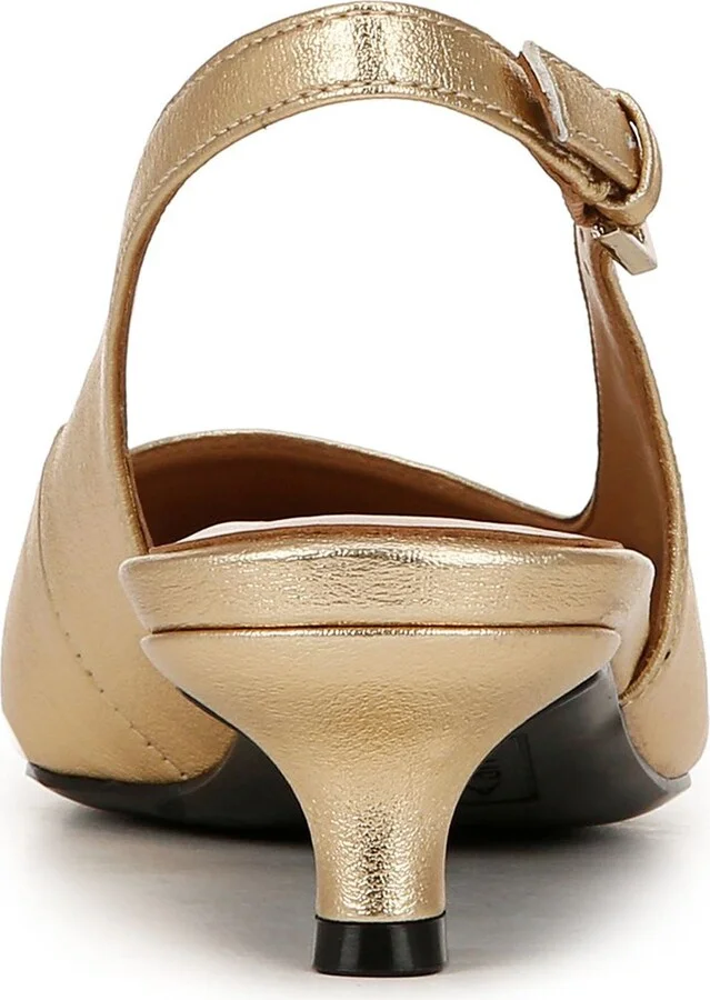 Gazing Kitten Heel Slingback Pump - Image 4