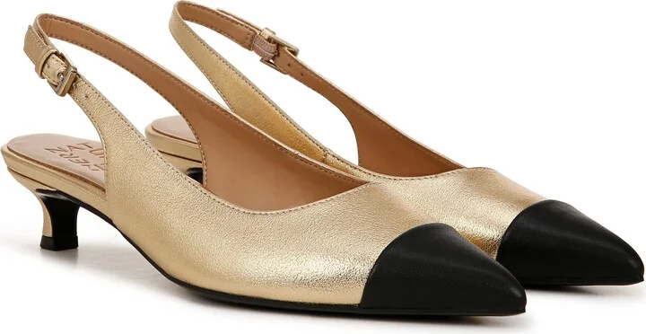 Gazing Kitten Heel Slingback Pump - Image 10