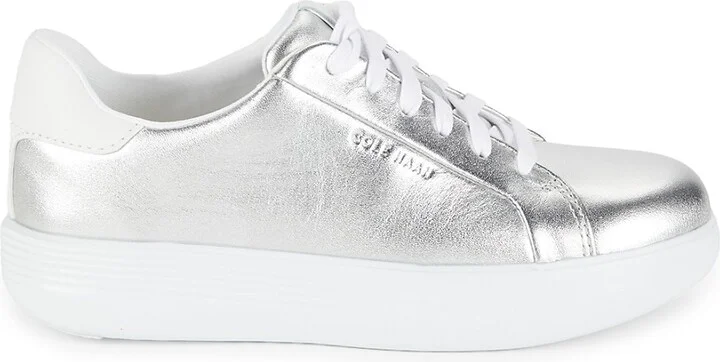 GC Joy Metallic Leather Sneakers