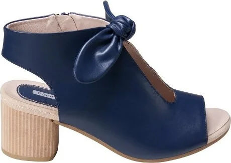 GC Shoes Kimora Yellow Bow-Tie Block Heel Sandals - Image 9