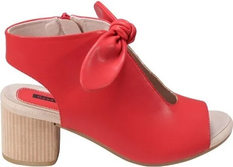 GC Shoes Kimora Yellow Bow-Tie Block Heel Sandals - Image 11