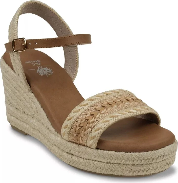 GC Shoes Solene Espadrille Wedge Sandal
