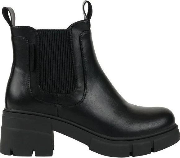 GC Shoes William Taupe Heeled Chelsea Ankle Boots - Image 3