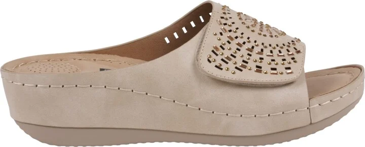 Gc Shoes Women's Adrina Embellished Wedge Sandals - Image 6