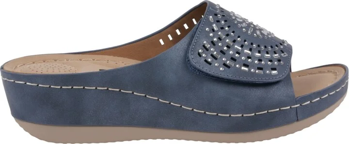 Gc Shoes Women's Adrina Embellished Wedge Sandals - Image 10