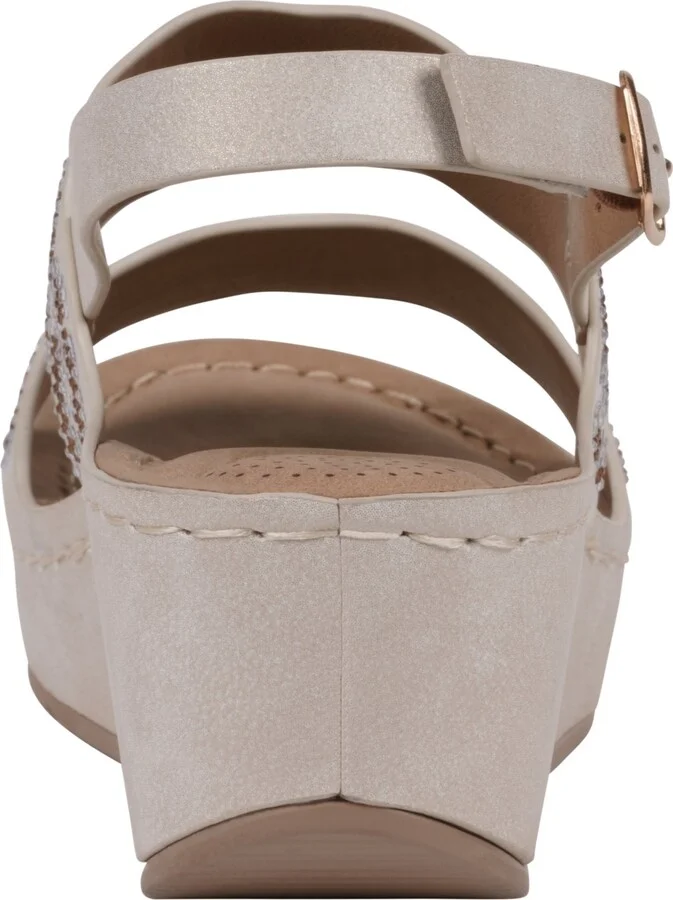 Gc Shoes Women's Alexia Embellished Wedge Sandals - Image 3