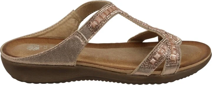 Gc Shoes Women's Alora Embellished Slide Flat Sandals - Image 2