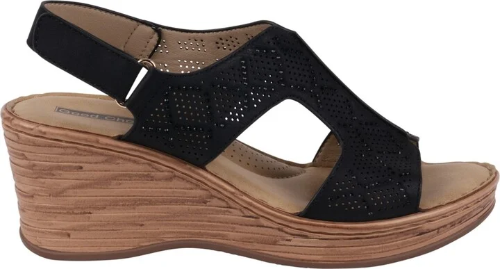 Gc Shoes Women's Amara Embellished Slingback Wedge Sandals - Image 7