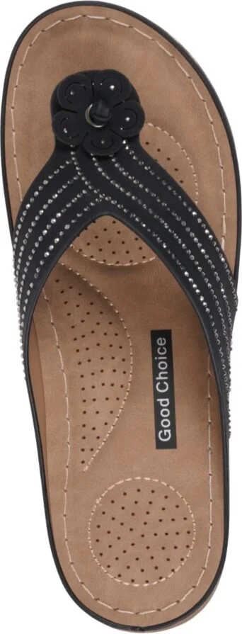 Gc Shoes Women's Amari Flower Thong Flat Sandals - Image 4