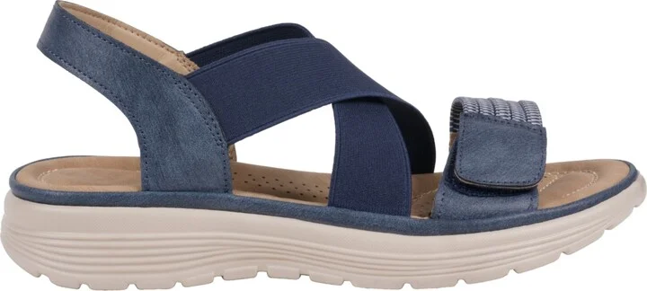Gc Shoes Women's Ariel Elastic Comfort Flat Sandals - Image 2
