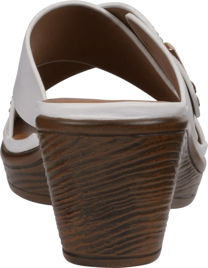 Gc Shoes Women's Ash Crisscross Wedge Sandals - Image 3
