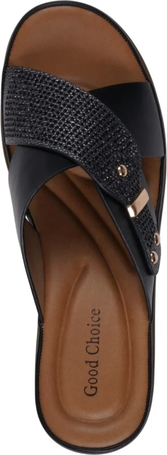 Gc Shoes Women's Ash Crisscross Wedge Sandals - Image 8