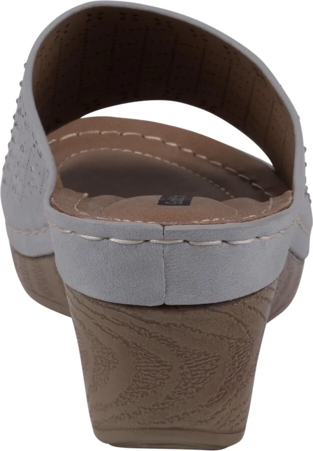 Gc Shoes Women's Atlanta Studded Comfort Wedge Sandals - Image 7