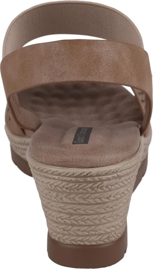 Gc Shoes Women's Bane Embellished Elastic Double Band Wedge Sandals - Image 3