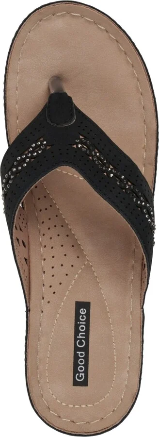 Gc Shoes Women's Bari Thong Wedge Sandals - Image 4