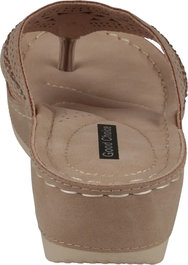 Gc Shoes Women's Bari Thong Wedge Sandals - Image 7