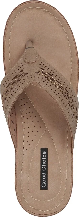 Gc Shoes Women's Bari Thong Wedge Sandals - Image 8