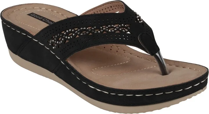 Gc Shoes Women's Bari Thong Wedge Sandals