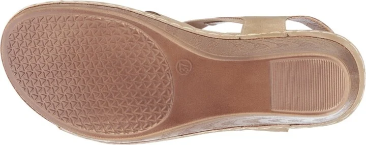 Gc Shoes Women's Beck Flower Detail Wedge Sandals - Image 5