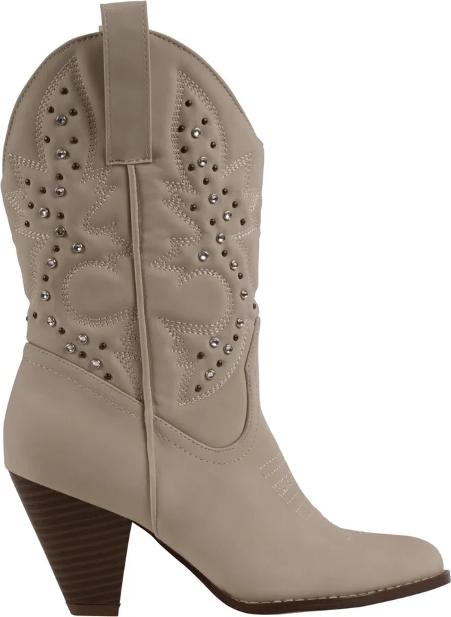 Gc Shoes Women's Beth Studded Western Ankle Boots - Image 6