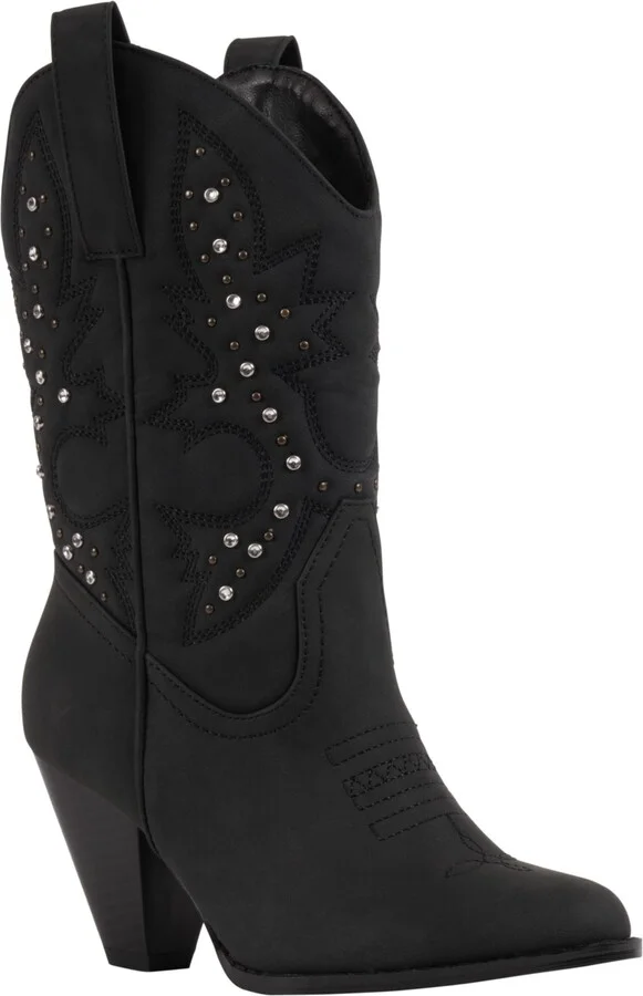 Gc Shoes Women's Beth Studded Western Ankle Boots