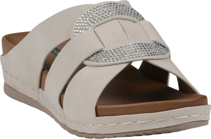 Gc Shoes Women's Betsy Embellished Wedge Sandals