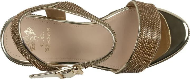 Gc Shoes Women's Betty Embellished Wedge Slingback Wedge Sandals - Image 4