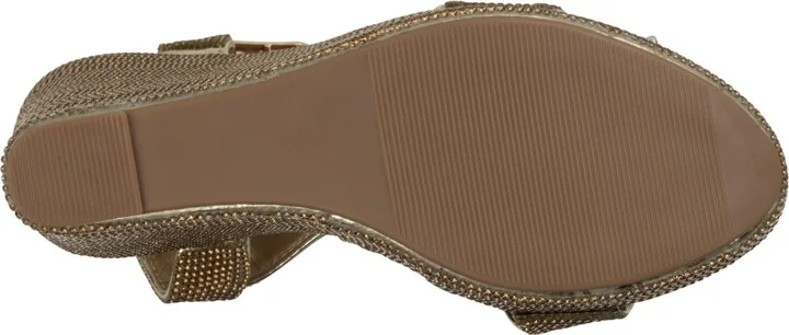 Gc Shoes Women's Betty Embellished Wedge Slingback Wedge Sandals - Image 5