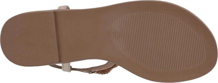 Gc Shoes Women's Cali Embellished T Strap Flat Sandals - Image 5