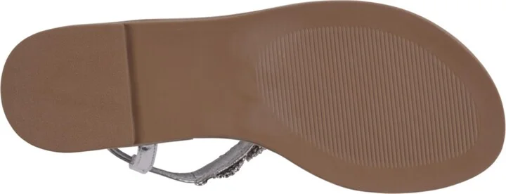 Gc Shoes Women's Cali Embellished T Strap Flat Sandals - Image 9