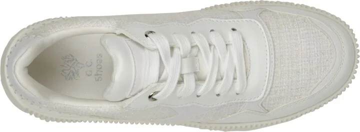 Gc Shoes Women's Calico Lace Up Platform Sneakers - Image 4
