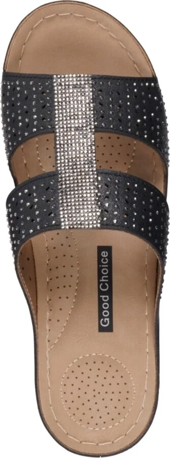 Gc Shoes Women's Carrie Embellished Wedge Sandals - Image 8