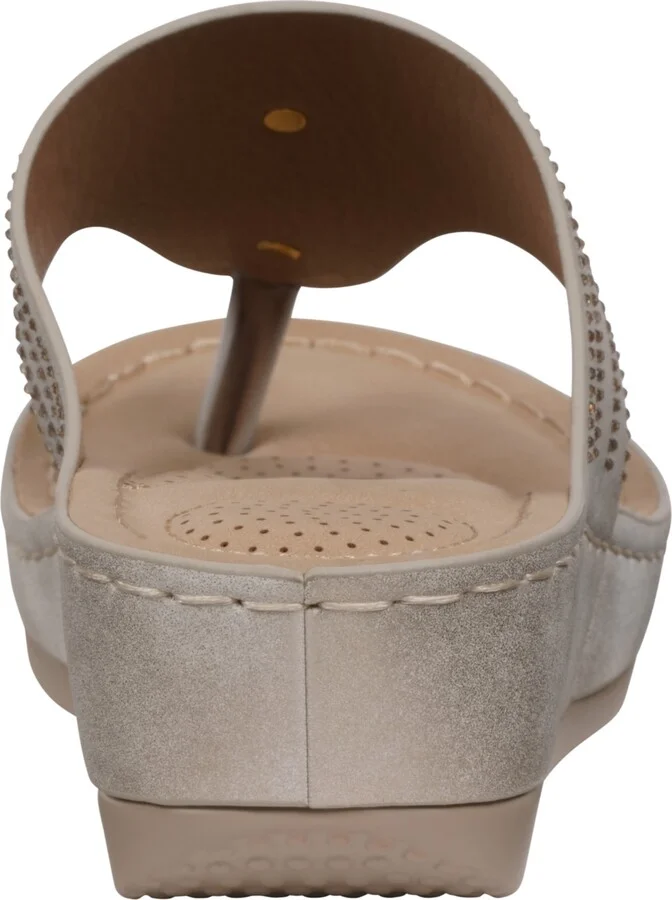 Gc Shoes Women's Cora Embellished Floral Wedge Sandals - Image 11