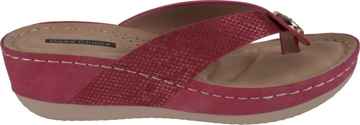 Gc Shoes Women's Dafni Thong Comfort Wedge Sandals - Image 2