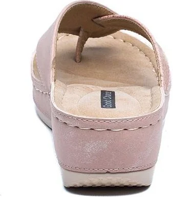 Gc Shoes Women's Dafni Thong Comfort Wedge Sandals - Image 10
