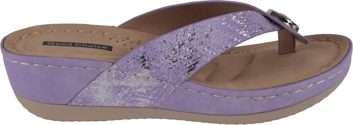 Gc Shoes Women's Dafni Thong Comfort Wedge Sandals - Image 11