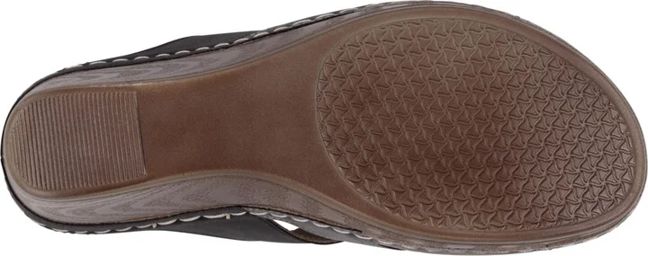 Gc Shoes Women's Delores Triple Band Wedge Sandals - Image 9