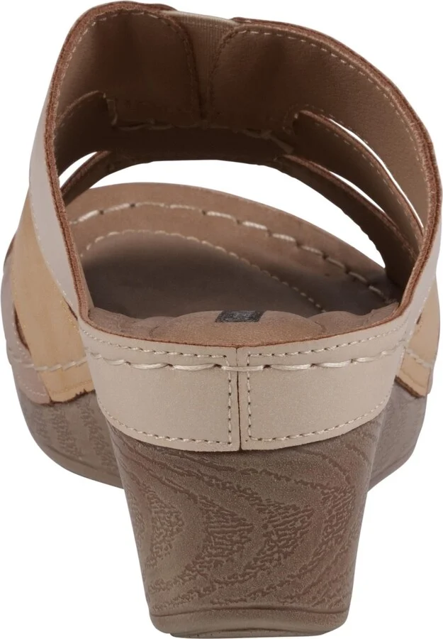 Gc Shoes Women's Delores Triple Band Wedge Sandals - Image 11