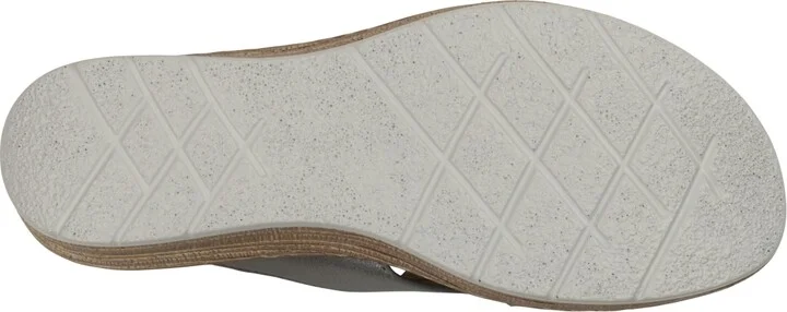 Gc Shoes Women's Demi Cross Strap Hardware Slip-On Wedge Sandals - Image 9